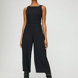 Aritzia Wilfred Black Ecoulement Jumpsuit Size 6